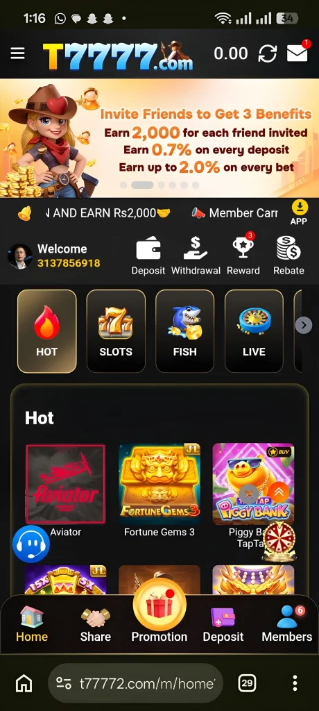 T7777 Game 